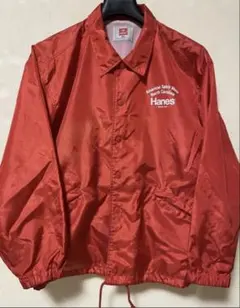 Hanes ヘインズ　ナイロンジャケット　赤