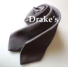 Drake's オレンジグリーンストライプ ニットタイ - メルカリ