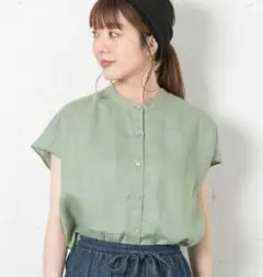 Sonny Label フレンチスリーブ　リネンブラウス