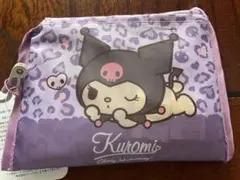 クロミちゃん レオパード柄エコバッグ 紫