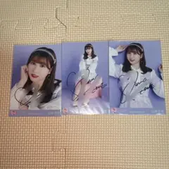 山本杏奈 直筆サイン入り 生写真 コンプ