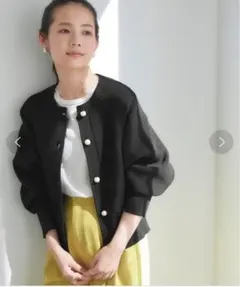 ⭐︎ ￼titivate パール釦クルーネックニットカーディガン⭐︎