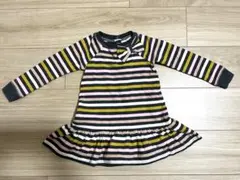 Katespade ケイトスペード　子供服　ストライプ柄フレアワンピース