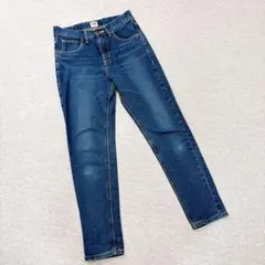 リー　Lugnoncure コラボ　デニムパンツ　スキニーS ブルー　綿100%