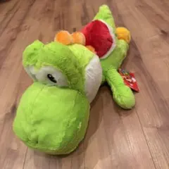 スーパーマリオ　特大サイズ　クタッとぬいぐるみ　ヨッシー グリーン　タグ付き