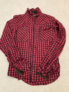 zaraman サイズS ネルシャツ赤