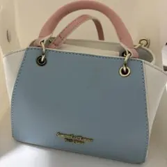 Samantha Thavasa ミニショルダーバッグ 水色/白/ピンク