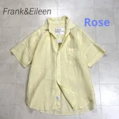 Frank&Eileen★美品★Rose リネン半袖シャツ イエロー