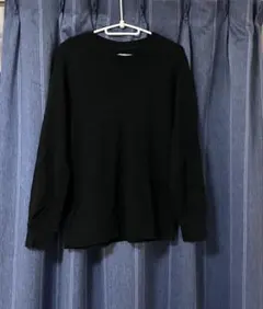 UNIQLO ブラック 長袖 Tシャツ Sサイズ