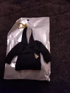 パーカー型 キーホルダー ブラック