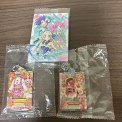 アイカツ×プリパラ アクリルキーホルダーカード3点セット