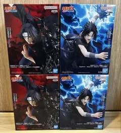 gigo限定 NARUTO ナルト フィギュア うちはサスケ　うちはイタチ 4点