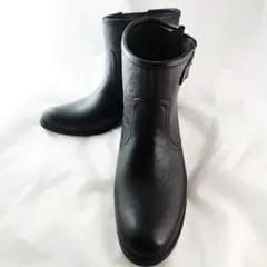 【ほぼ未使用】卑弥呼 レインブーツ 黒 S 晴雨兼用 エンジニアブーツ風のサムネイル