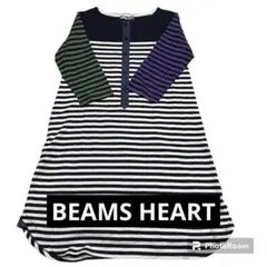 BEAMS HEART チュニック ボーダー マルチカラー