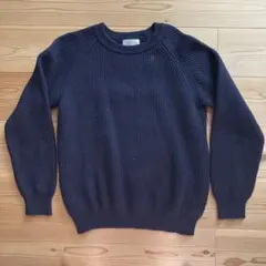 soglia クルーネックニット ネイビー
