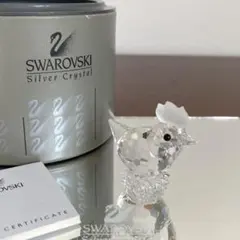 箱付き スワロフスキー 置物 クリスタル 犬 ダックスフント no.136