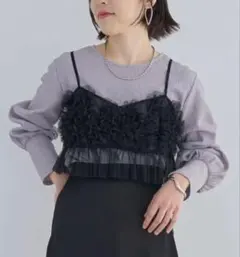 chocol raffine robe ビスチェ プルオーバー　新品タグ付き　F