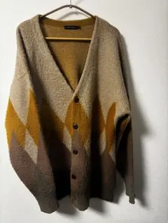 アーガイルパターン カーディガン niko and…