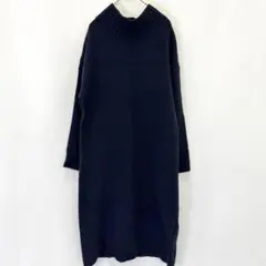 ❣️ビーミング バイ ビームス ネイビー ニット ワンピース 長袖
