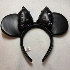 ミニー　カチューシャ　レザー　ディズニー