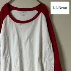 L.L.Bean（エルエルビーン）ラグランカットソー/XXL/ホワイトのサムネイル