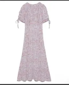 SNIDEL バリエーションマーメイドプリントワンピース