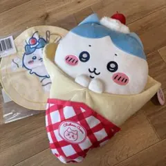 ちいかわ　ハチワレ　クレープくじ　A賞　E賞　ぬいぐるみ　ハンカチ