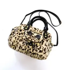 Juicy Couture 2way Handbag Leopard y2k