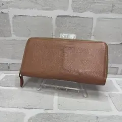 (美品)大人気、イルビゾンテ、長財布、ラウンドジップ、オールレザー、シボ革、高級