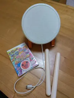 Wii 太鼓の達人 超ごうか版 ソフト&太鼓&バチのセット