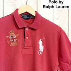 3972【希少人気モデル・美品】ラルフローレン カナダ国旗ロゴ 半袖