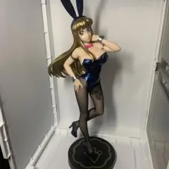 と*も様 秋本麗子　フィギュア　リペイント　こち亀　リペイントフィギュア　バニー 秋本麗子 バニー フィギュア リペイント リペイントフィギュア 濃青