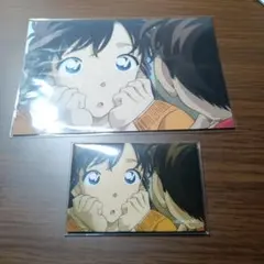 名探偵コナン コナンプラザ 中森青子 ポストカード スクエア缶バッジ