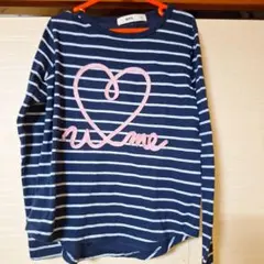 MPS. キッズ トップス 130cm ボーダー ハート