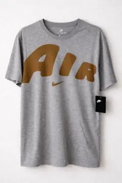 NIKE Air ロゴ プリント Tシャツ グレー L 新品 モアテンのサムネイル