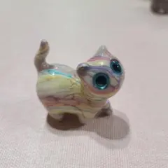 関西万博☆スーダン マーブルキャット⑤ コモンズD パープル系美人 匿名配送