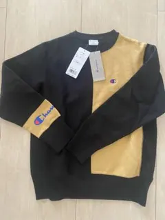 期間限定！Champion ブラック/ゴールド スウェット S