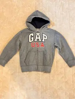 GAP グレー パーカー フード付き