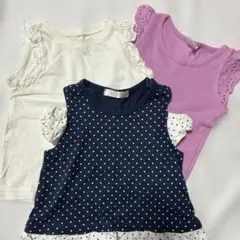 Baby GAP　BEAMS mini ノースリーブ　オフショルダー　ドット