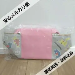 【新品未開封】ポケモン プラチナムザッカバニティポーチ ピンク