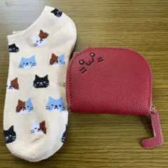 組み合わせ変更可♡3点1111円♡新品♡ねこちゃんカードケース&靴下セット