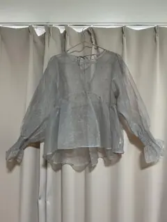 muguet organdy peplum blouseのサムネイル