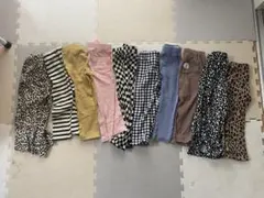 女の子　100cm まとめ売り10着　ズボン　保育園着　子供服