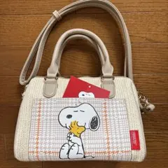 ✴︎新品✴︎PEANUTS スヌーピー 2waysショルダー&ハンドバッグ