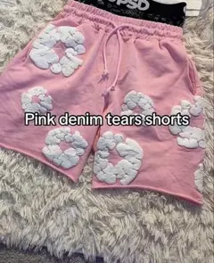 2026年最新】DENIM TEARS カラー：ピンク系 メンズ ショートパンツ