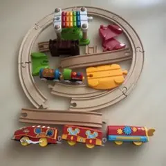 BRIO 우드 레일 세트 (디즈니 카 포함)