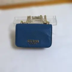 ☆美品☆　GUESS 青 ショルダーバッグ