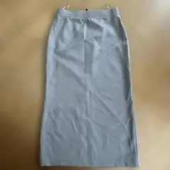 UNIQLO ベージュ　タイトスカート Mサイズ スリット入り