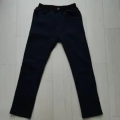 裏起毛　長ズボン　レギンス　ネイビー　130