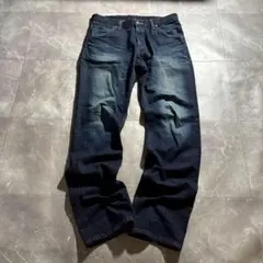 00s archive faded long denim y2k swag